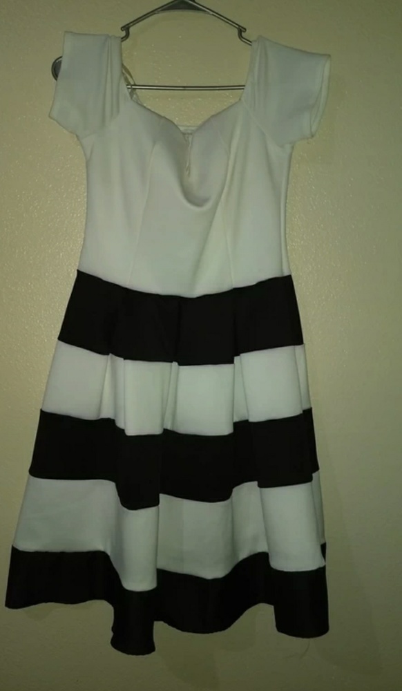 Off shoulder a-line dress